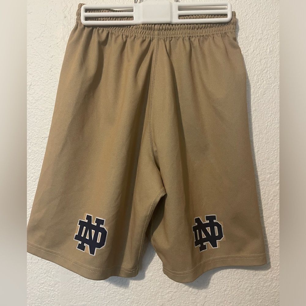 Notre Dame gold/tan shorts sz M